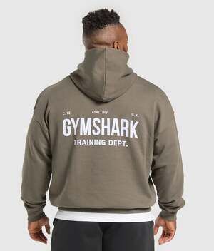 Gymshark Training Dept. Hoodie in Camo Brown Size Men’s Small